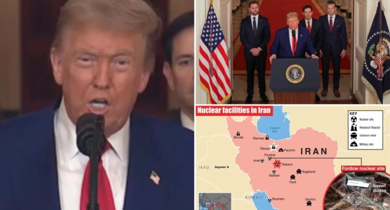 Read President Trumpâs speech after US strikes on Iran